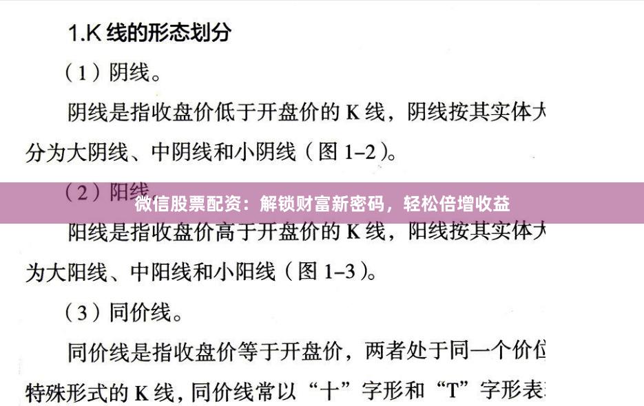 微信股票配资：解锁财富新密码，轻松倍增收益
